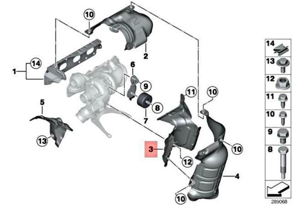 TURBO ISI YALITIM SACI F20/F30 BMW 11658648679