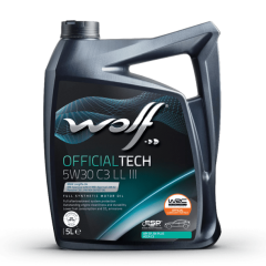 WOLF TAM SENTETIK MOTOR YAĞI OFFICIALTECH 5W30 C3 LL III 5L
