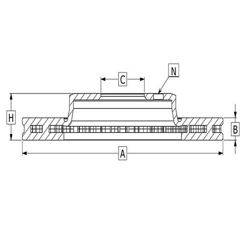 Dısk Fren Ayna On (250-6)- D21 Pıck-Up 90- / D22 Pıck-Up 2Wd 98- 26083