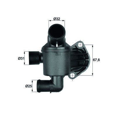 Termostat 87C Vw Crafter Y.M. 2.0 Tdı - Amarok 03L121111Ab Tı 35 87