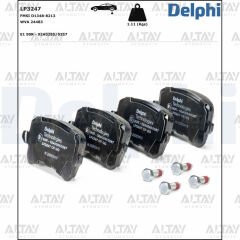 FREN BALATA TIGUAN 07-16 / Q3 11=> / PASSAT 07-10 ARKA