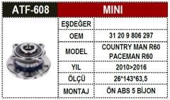Mını R60 Countryman Ön Porya 31209806297 31209806297 31209813211