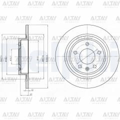 FREN DİSKİ ASTRA J / CRUZE / ZAFIRA C / CASCADA / ARKA DÜZ 292-5 (SET)