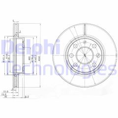 FREN DİSKİ CORSA C Z12XEP-Z12XEP-Y17DT ÖN (SET)