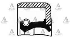 KEÇE TEKER PORYA (AKS) KMY 05=> ARKA İÇ (62x82x9)