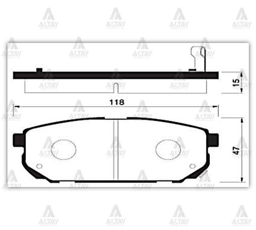Fren Balata Sorento 02-06 Disk Arka Spkı023