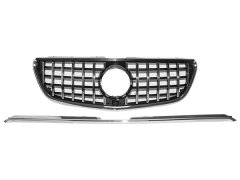 Panjur V-Class 447 Krom/Siyah + Üst Çıta -GTR- 2015- - 4473167