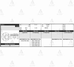 PİSTON TAKIM CRV 2.0L / 02-06 / 86.50mm / K20A / ACCORD 2.0L 03-07 / 0.50 13010-PNC-000