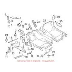 KAPAK AIRBAG F01 GRİ BMW 51439180572