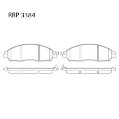 On Fren Balata - Navara 2.3 Dcı 2016- Rbp3384