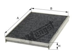 Klima Filtresi Vito639 Karbonlu - E2913LC