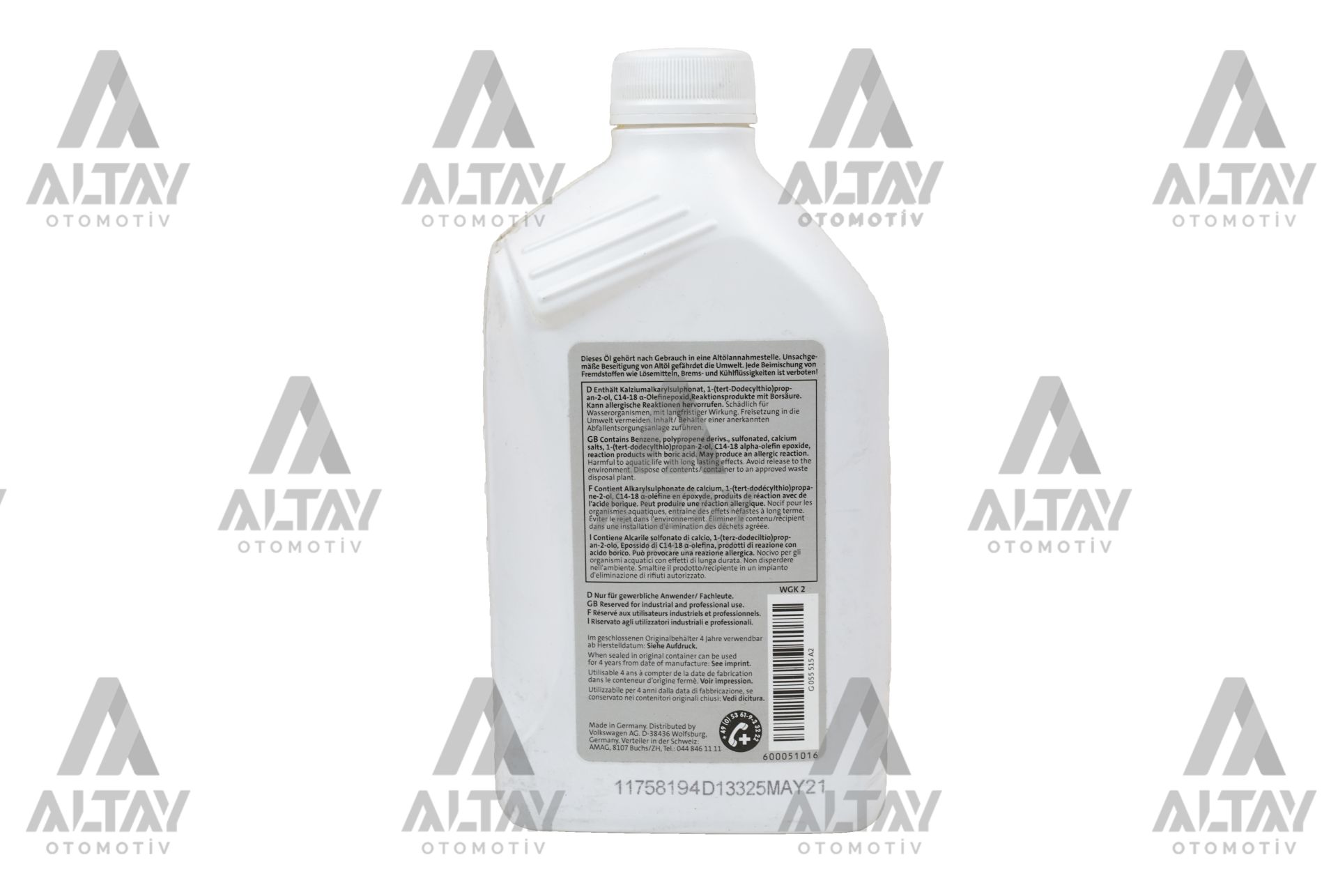 OTOMATİK ŞANZUMAN DEFRANSİYEL YAĞI A4 / A5 / A6 / Q7 QUATTRO