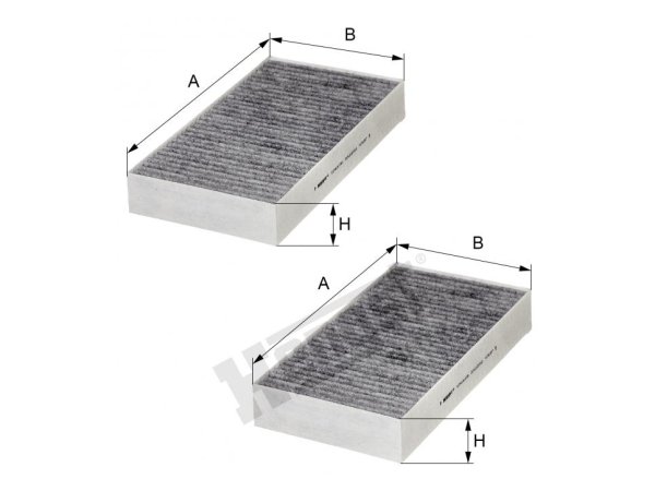 Klima Filtresi W164 X164 W251 (Set) Karbonlu - E2912LC012