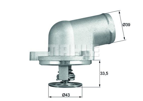 M.Benz 203 M111 Termostat 87Lik A1112001515 A1112001615 A1112001715 A1112001915 A1112031075