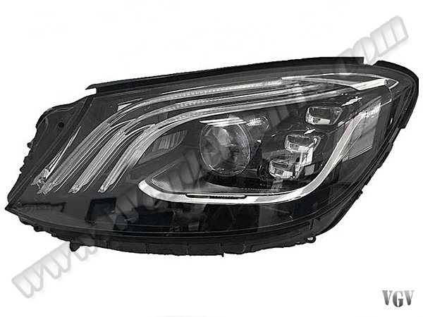 Komple Far W222 Sol; Dinamik Led 2017- - ---