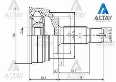 Aks Kafası Dış Accent 06-11 Era Benzinli Abssiz 25X54X22 4950702A10