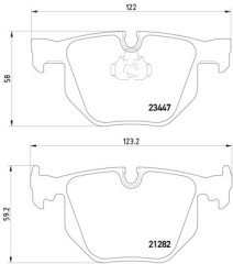 Fren Balatası Arka 730d-730-735 E65 2001-08 - 34216761285