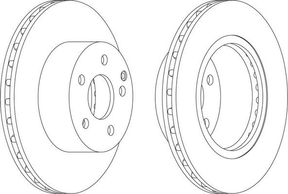 Mercedes 204 Ön Disk Takım 2044210012 A0004211912 A2044210012
