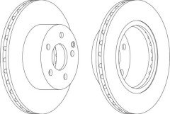 Mercedes 204 Ön Disk Takım 2044210012 A0004211912 A2044210012