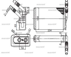 RADYATÖR KALORİFER KANGOO  98-08 MEKANİK