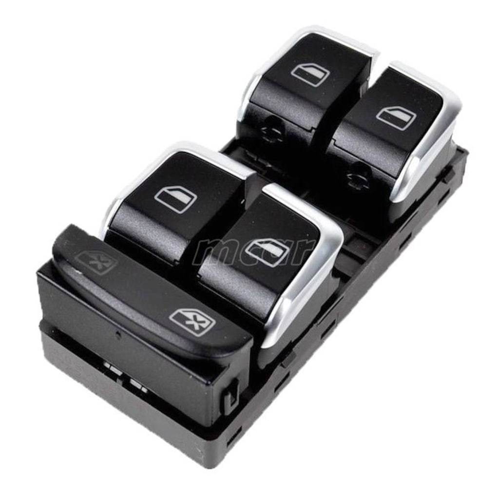 Cam Acma Anahtarı Grup Krom 10 Pın Audı A4 - A5 - Q3 - Q5 2007- 8K0959851F