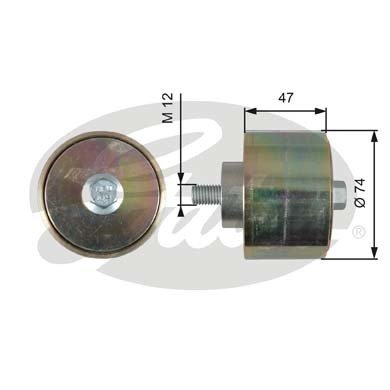 Kayış Gergi Kasnağı Iveco 74*47*75 / Ford 1838 (Apv1060) 0400261 6C466A228Ac T36195