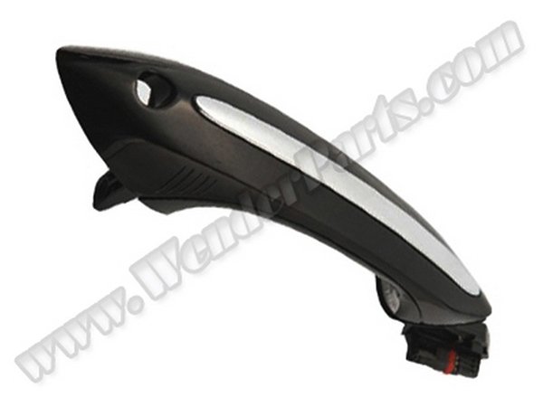 Kapı Kolu F10+LCI F01+LCI Ön Dış Sol Delikli (Düz) Siyah - 51217231931