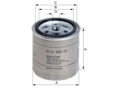 Yakıt Filtresi OM615 OM616 [W123 MB100 T1:207D>507D] - H31WK01