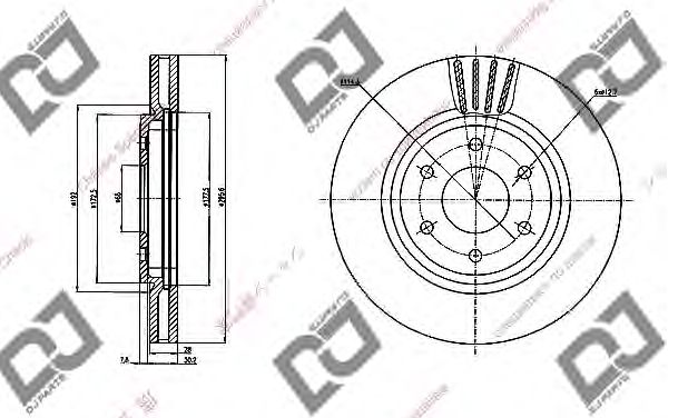 FREN DISKI ON NAVARA 05- / PATHFINDER 05- 40206-EB300 - 40206-EA00A - 40206-9BE0A - 40206-9BE0B