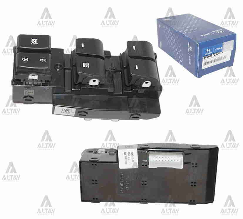 Düğme Cam Açma Elantra Ön 16-18 Sol (Elite Plus) 93570F21004X