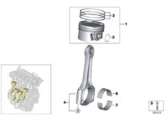 PİSTON SEGMANLI 0,50 BMW 0,50 B47 11258571012