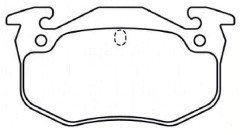Fren Balatası Arka Wva 20974 Peugeot: 106-205-206-306 P61032