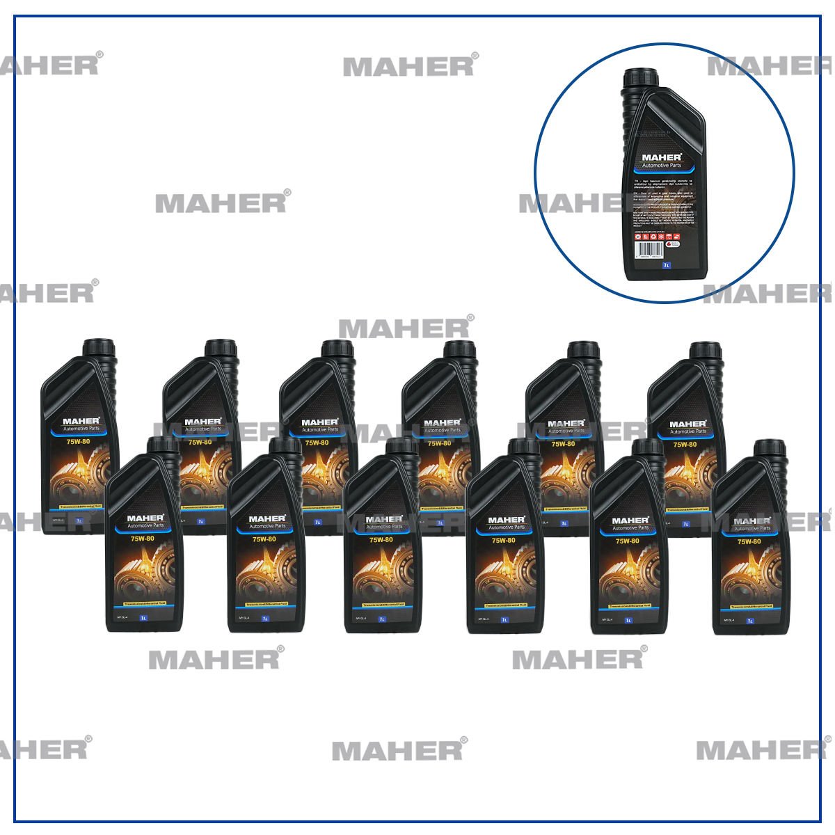 SANZIMAN YAĞI 75W/80 YARI SENTETİK GL4 / 1lt