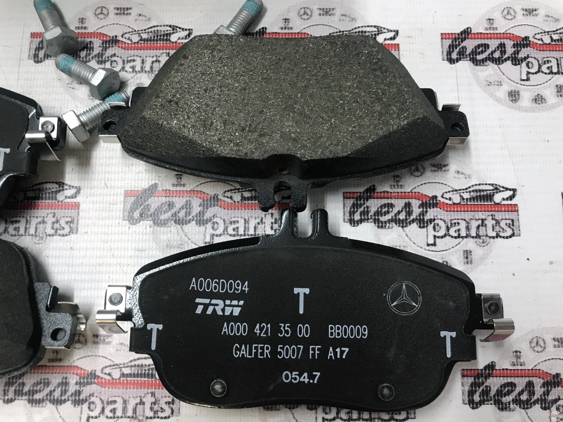 FREN BALATASI ÖN SPOR TİP 117-156-176-246 A0004203002