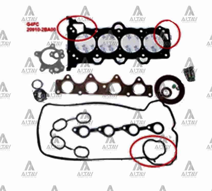 Takım Conta I-30 07-11 / Ceed 08-12  Benzinli Çelik 209102Ba00