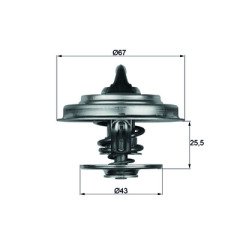 Termostat 71C M.Benz Lkw Bilyalı 0012033975 0052032875 Tx 18 71