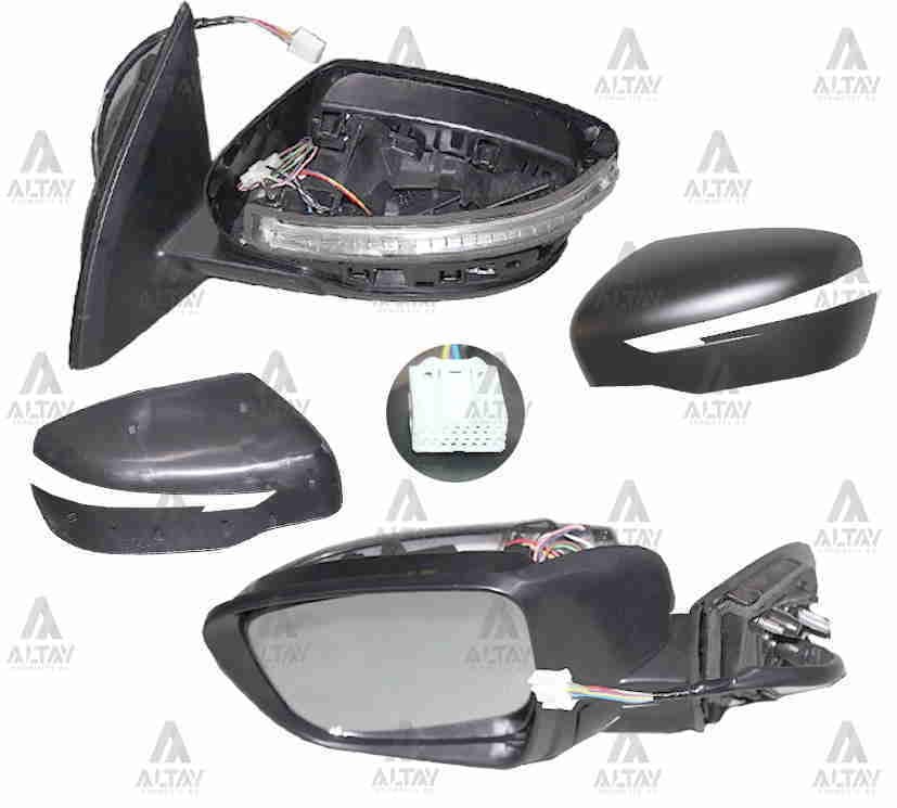 Ayna Dış Dikiz Qashqaı 14=> Elektrikli Sinyalli Isıtmalı Otomatik Katlanır Sol 963024Eh6E