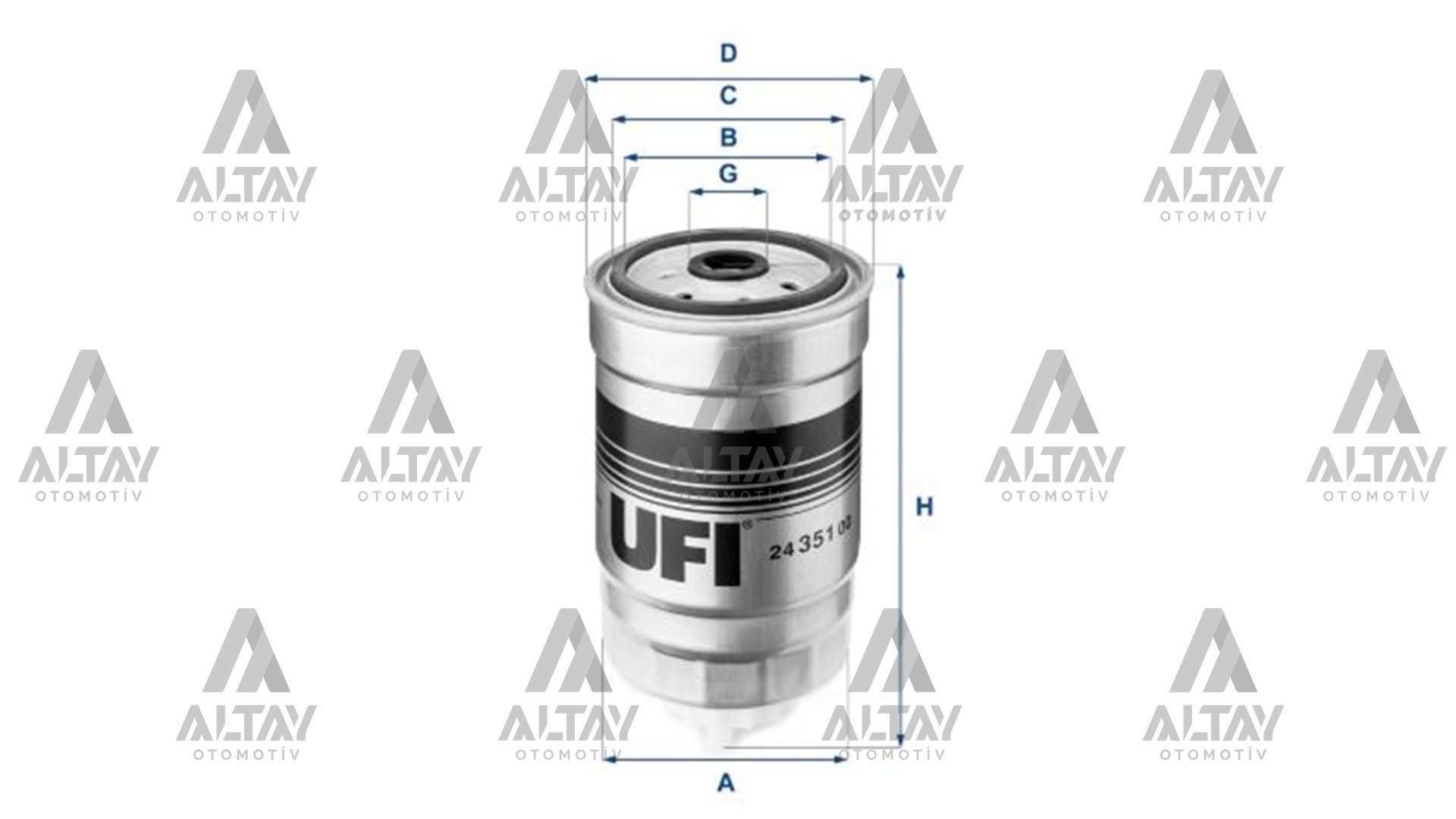 YAKIT FİLTRESİ (MAZOT) DUCATO I / BOXER I / JUMPER I 94-02 / ERA / GETZ / RIO / CERATO / CEED 06 =>
