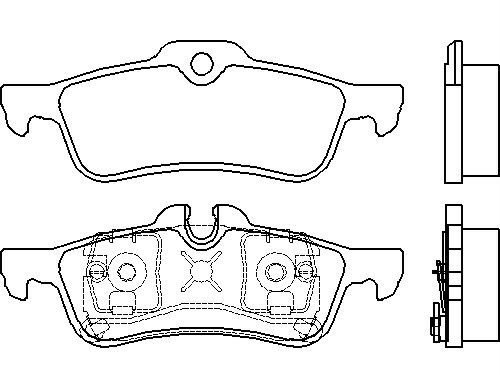 Fren Balatası Arka Mını Cooper (R50, R53) 01-06, (R52) 04-07 P06032