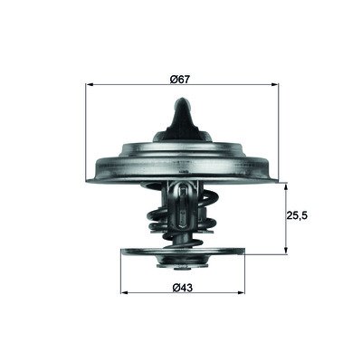 Termostat 83C M.Benz Lkw Bilyalı 0002037075 0052032675 Tx 18 83