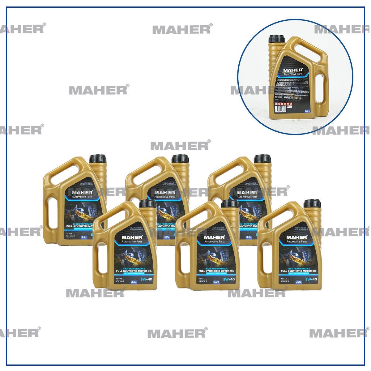 MOTOR YAĞI 5W/40 TAM SENTETİK SL-CF / 3.2lt