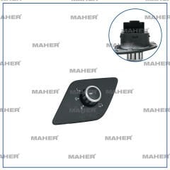 DÜĞME AYNA AYAR JETTA 11-18 KATLANIR KROMLU