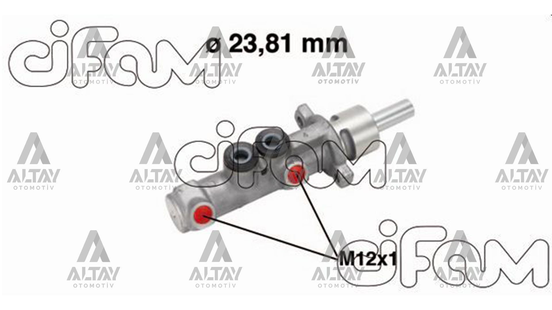 FREN ANA MERKEZ MASTER II 03-10 ALUMİNYUM 23,8mm