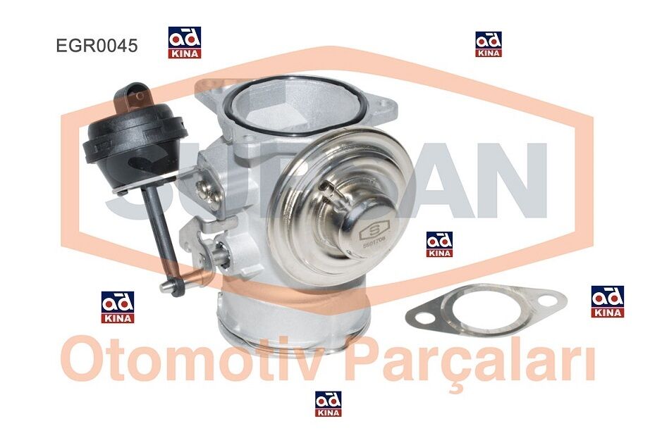 EGR VALFİ EGR0045 BORA GOLF IV 1.9TDI (ASZ ARL) PNEUMATIC VAKUM KONTROLLÜ