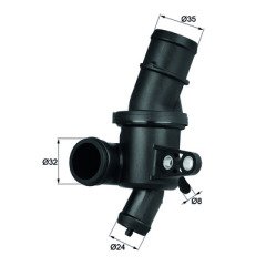 Termostat 80C M.Benz Pkw Om640 W169/245 Th 4 80