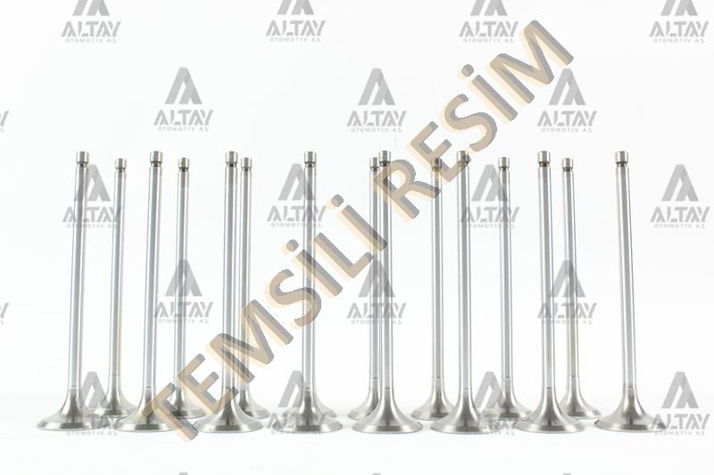 Supap Takım Atos 1.0 12V (In-8 Ölçü:23X5.5X100.3 / Ex-4 Ölçü:27X5.5X100) 2221102500 / 2221202500
