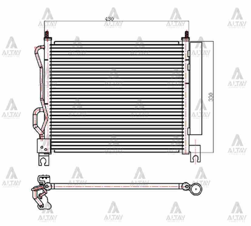 Radyatör Klima Pıcanto 04=> - 97606-07000