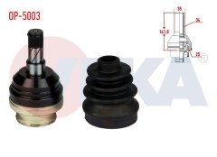 AKS KAFASI SOL-SAG ON IC OPEL VECTRA B 1.8i 16v 34X25X35 UZUNLUK 142,2mm 1995-2003 93173430 90375228 90278734 644001 644002 617006 302253 1603237