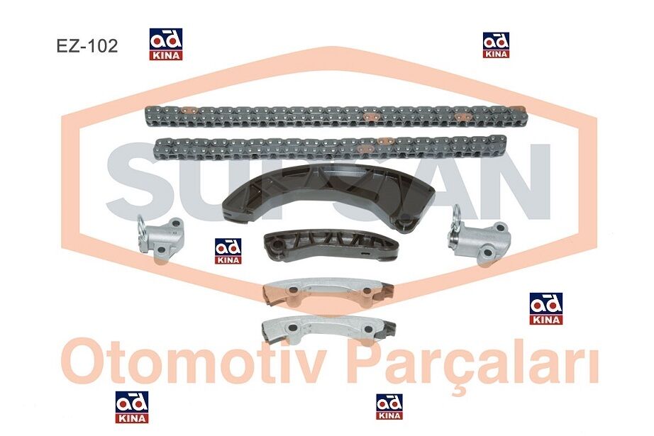 ZİNCİR SETİ EZ102 ACCENT ERA GETZ 1.5 CRDI 16V ENG.(D4FA) (8PARÇA)