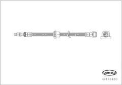 BMW X1 F48 MİNİ F60 ÖN FREN HORTUMU 450mm 34306854263